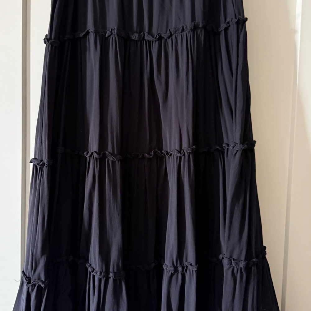 Aritzia Black Damasque Skirt - Picture 3 of 4